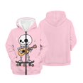 thumbnail image 6 of Psesaysky Kids Hoodie Sweatshirt Funny Skeleton Pink Long Sleeve Boys Girls Full Zip Jacket Tops Clothes for Toddlers(Age 8-10), 6 of 7