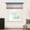 Blue, variant on Orange Gray Valance Curtains for Kitchen/Living Room/Bathroom/Bedroom Window, Rod Pocket Small Topper Half Short Window Curtains Voile Sheer Scarf, Farmhouse Retro Gradient Wooden Grain 42"x18"