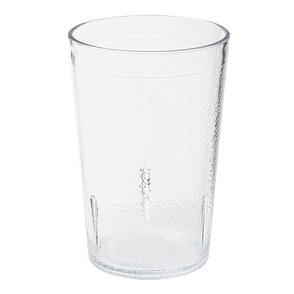 G.E.T. 6608-1-6-CL Textured Clear 8 Ounce Tumbler - Dozen