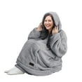 thumbnail image 5 of Catalonia Oversized Blanket Hoodie Sweatshirt, Wearable Lounging Fleece Pullover, Gift for Adults Women Men Kids Wife, 5 of 7