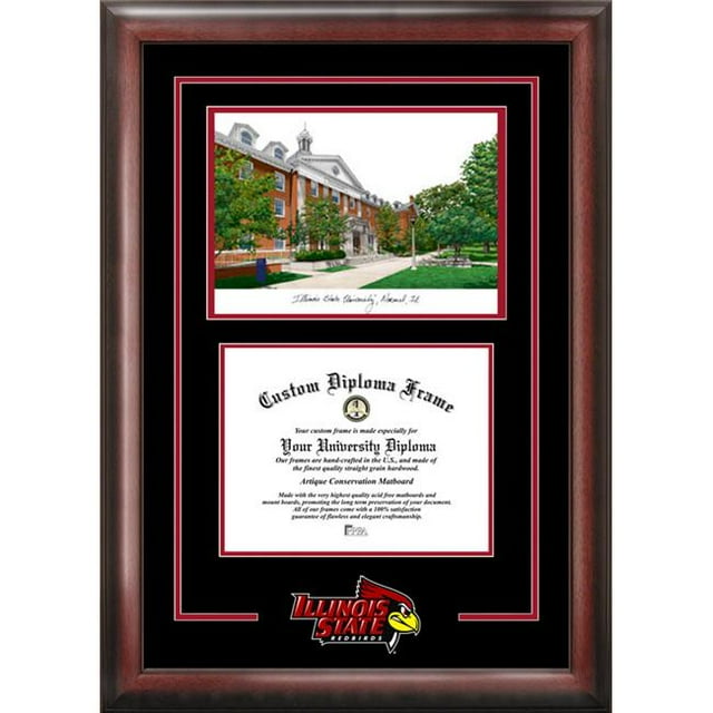 Campus Images IL966SG Illinois State Spirit Graduate Frame with Campus Image