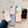 thumbnail image 2 of Mobile Phone Case Compatible With IPhone7/8/11/12/ 13/14/15 Series Love Electroplated Mobile Phone Case Anti-fall, 2 of 6