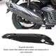 thumbnail image 4 of Protector de Calor de Escape, Instalacia de Pasta Resistente Al Calor anti -Scratch Motocicleta Cubierta del tubo de Escape para nmax 125 155 155, 4 of 7