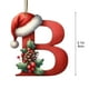 thumbnail image 2 of Adornos de Navidad con letras del abecedario, decoraciones de Navidad personalizadas DIY, decoraciones acrílicas para árbol de Navidad B, 2 of 6