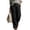 Black, variant on Cotton Linen Pants for Women,Work Dressy Pants Trousers with Pockets,High Waist Wide Leg Summer Comfy Pants