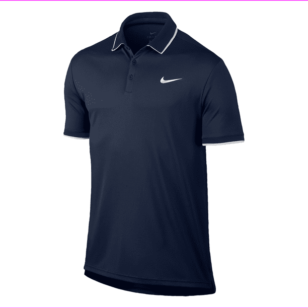 Nike Mens Court Dry Rugby Polo Shirt - Walmart.com - Walmart.com