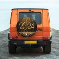 thumbnail image 2 of Daiia 2024 Happy New Year Tire Covers , Travel Trailer Camper Truck SUV Motorhome Waterproof Wheel Cover, Sun Rain Snow Protector-14 inch, 2 of 9