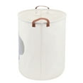 Howarmer Large Canvas Laundry Hamper, Elephant