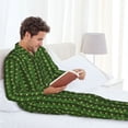 thumbnail image 6 of Salouo Cactus1 Print Button-Front Long Sleeve Pajama Set for Men, Soft 2Pjs Men's Long Sleeve Sleepwear-Medium, 6 of 7