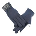 thumbnail image 2 of Guantes de invierno ligeros, cómodos guantes antideslizantes, guantes cálidos, guantes de trabajo para , montar en bicicleta, conducir, senderis Azul mayimx Guantes de invierno, 2 of 7