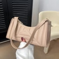thumbnail image 1 of OUSITAID Solid Color & Minimalist & Luxe Style Pentagram Design Shoulder Bag, 1 of 7