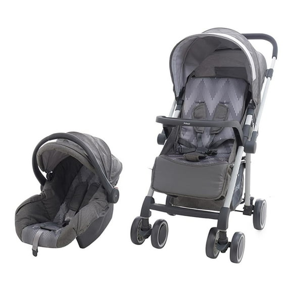 Carriola Prinsel con Autoasiento Oviedo TS Gris