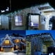 thumbnail image 5 of 8 modos de luces LED de carámbano, 65.6 pies, 640 LED, 120 gotas, cadena de luces de hadas, cortina extensible, cadena de luces de Navidad para dormitorio, patio, jardín, boda, fiesta (blanco frío) Ormromra CJWUS-3413, 5 of 8