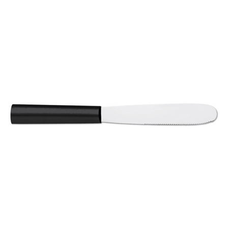 Rada Cutlery Super Spreader – Stainless Steel Spreading Knife With Stainless Steel Black Resin
