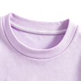 thumbnail image 5 of YIBOSEAN Toddler Baby Girl Outfit Cute Casual Clothes Ruffle Summer Short Sleeve T-Shirt Elastic Waist Shorts Set,Multicolors,2-Piece,Size0-6M/3Y, 5 of 6