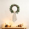 thumbnail image 4 of Plaid Wreath Sash for Front Door, 54inch Christmas Cotton Linen Wreath Ribbons Curtain Ties Bow for Yard Porch Garland Home Decor, 4 of 6