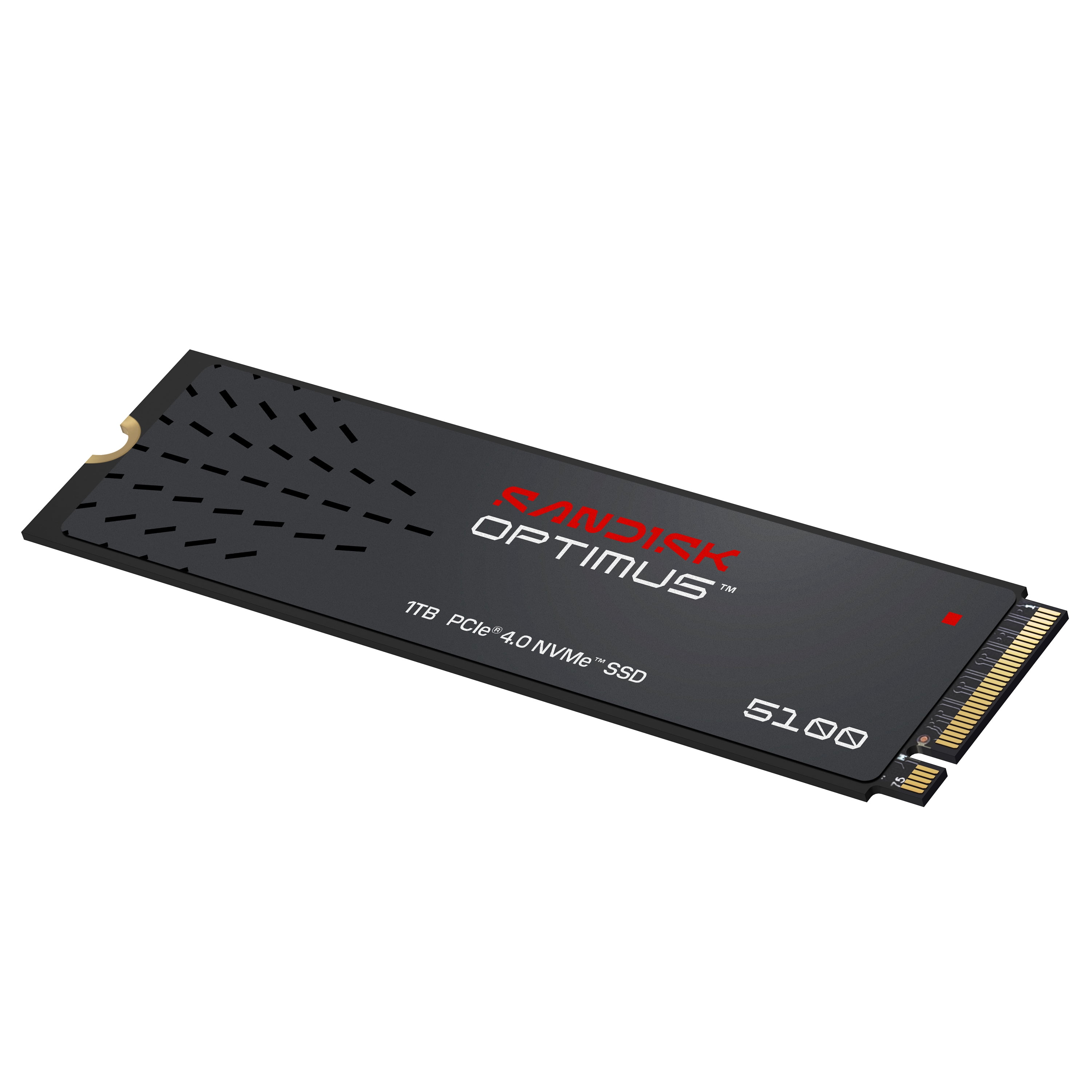 SANDISK Optimus 5100 1TB NVMe SSD - M.2 2280, PCIe Gen 4.0, Internal Solid State Drive - Read Speeds Up to 7,100MB/s, Upgrade Storage for PC/Laptops