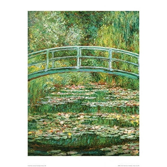 Huntington Graphics The Japanese Footbridge by Monet Art Print Poster 16 x 20