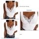 thumbnail image 5 of Camisetas sin mangas de encaje,Camisetas sin mangas de encaje para mujer Blusa sin mangas de encaje Camisetas sin mangas Claridad notable, 5 of 6