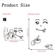 thumbnail image 2 of Zeeyh Kitchen Fridge Wall Stickers Cute Sticker Fridge Happy Delicious Face Kitchen Fridge Wall Refrigerator Vinyl Stickers Home Decor,C, 2 of 7