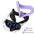 thumbnail image 6 of husxh Silicone VR Face Cover Sweatproof Protective Eye Pad with Anti-Leakage Nose Pad Face Cushion Pad Replacement for Meta Quest 3S VR Accessories, 6 of 9