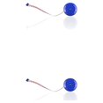 thumbnail image 1 of Bewildely Cinta métrica costura a medida cuerpo regla artesanía portátil cintura pecho hombro longitud ancho medición centímetro metro Azul Pies 2Conjunto, 1 of 6