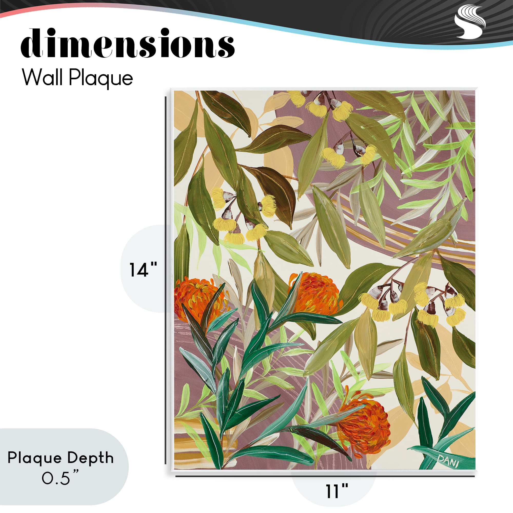 Stupell Industries Walk With Me Blooms Wall Plaque Art, design by Dani Heyward