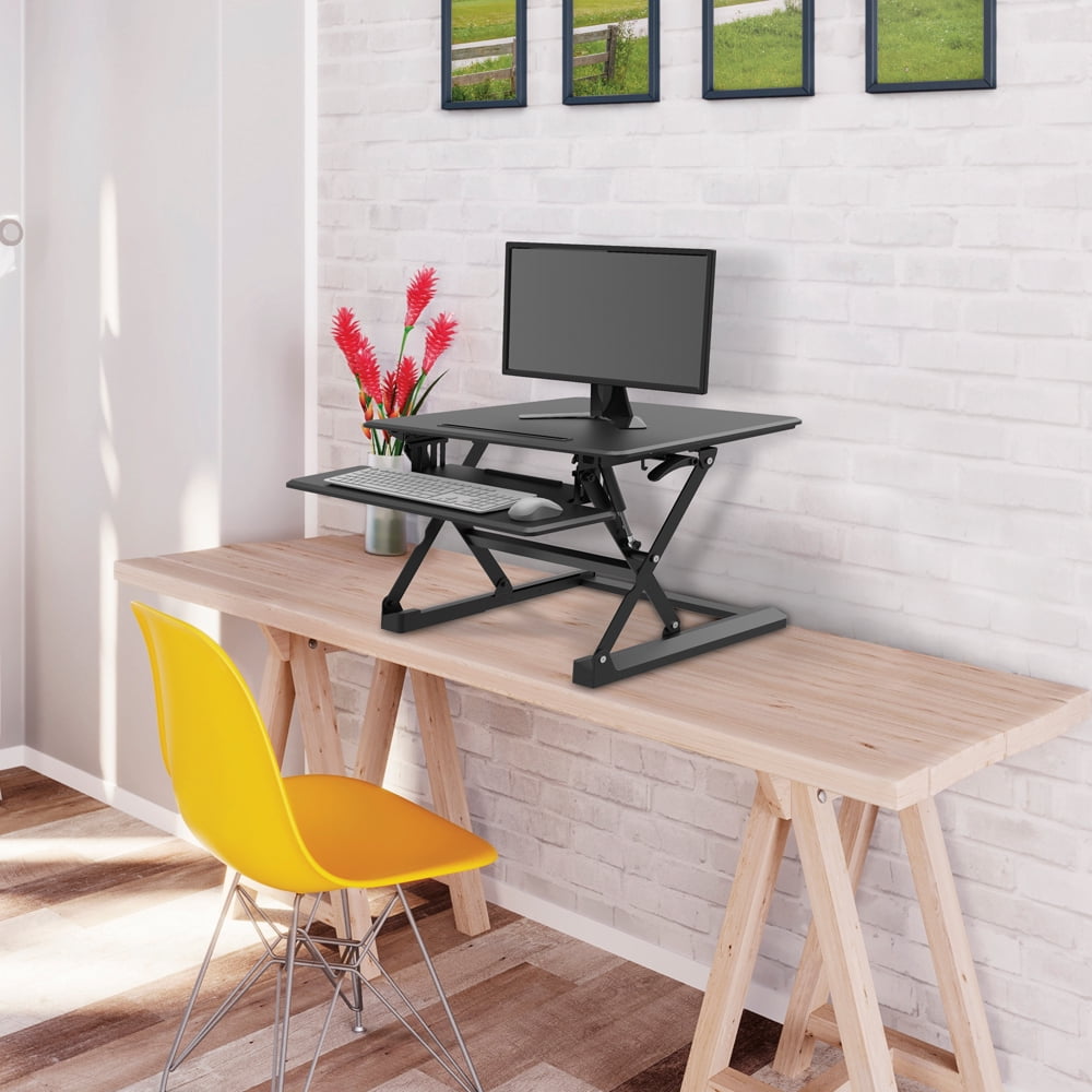 Barkan Sit-stand Gas Spring 2 Surface Working Station Black Workstation Vertical Adjustment Touch & Adjust Sit-Stand Gas Spring Balancer 2 Year Warranty