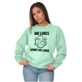 thumbnail image 3 of Popeye Quote What Me Likes Sweatshirt for Men or Women Brisco Brands L, 3 of 6