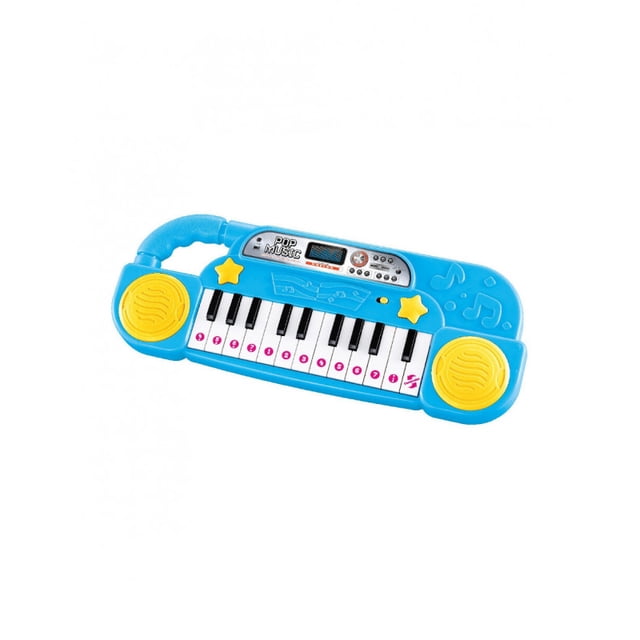 Piano Infantil de Juguete The Baby Shop TS61625 22 Teclas 21 Sonidos Demo Azul -