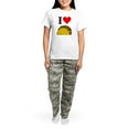 thumbnail image 4 of CafePress - I Heart Taco Women's Light Pajamas - Women's Short Sleeve Print T-Shirt and Pants Light Cotton Pajama Set, 4 of 7