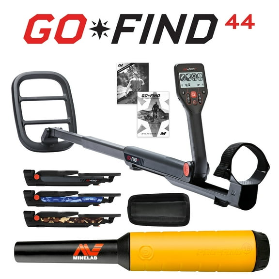 Minelab GO-FIND 44 Metal Detector with PRO-FIND 15 Pinpointer & Holster