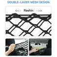thumbnail image 4 of Car Dog Barrier Net, Hook Up Elastic Envelope Luggage Net Dual Layer Safety Net - style1, 4 of 5