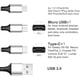 thumbnail image 2 of Cable multicargador, Cable multicargador trenzado de nailon Adepaton CZDZ-ST171, 2 of 3