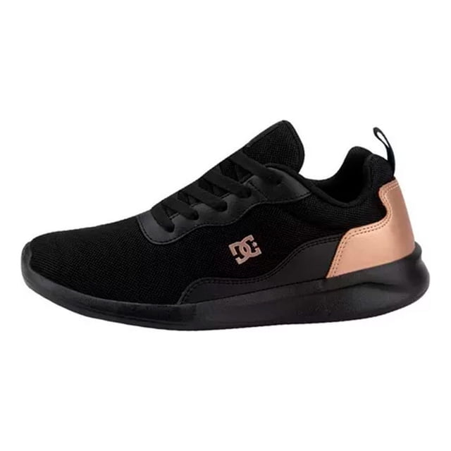 Tenis Dc Shoes Midway 2 SN Negro/Rosa Mujer S700097BMK negro 25
