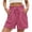 Hot Pink, variant on ByworldtasicNo Boundaries Summer Casual Shorts with Pockets High Waisted Wide Leg Drawstring Beach Vacation Trendy Shorts