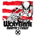 thumbnail image 2 of Men's Marvel Finest Wolverine  Pull Over Hoodie, 2 of 4