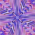 thumbnail image 1 of Ahgly Company Machine Washable Indoor Square Transitional Blue Violet Purple Area Rugs, 5' Square, 1 of 7