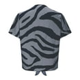 thumbnail image 6 of Womens Striped Tops Fashion Zebra Print Short Sleeve T-Shirts V Neck Elegant Tunic Shirt Summer Holiday Blouses Casual Loose Pullover Tops, 6 of 7