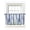 Blue, variant on Blue Beige Wooden Sheer Kitchen Tier Curtains 36 Inch length,Rod Pocket Half Curtains Short Drapes,Farmhouse Vintage Country Striped Light Filtering Small Window Treatments 2 Pcs 27.5"W x 36"L