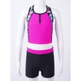 thumbnail image 4 of Alvivi Girls 3 Piece Tankini Swimsuit Floral Print Top Boyshorts Bottoms Swimwear 4-16, 4 of 7
