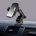 thumbnail image 1 of Puntoco Wireless Car Charger,15W Fast Charging Auto-Clamping Car Phone Holder, A-Ir Vent Windshield Dashboard Car Phone Mount,Long Arm Suction Cup Phone Holder, 1 of 9