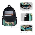 thumbnail image 3 of The Loud Anime House Backpack with Large Capacity Laptop Backpack Business Daypack Adjustable Shoulder Strap Bookbag 16.5 inch, 3 of 8