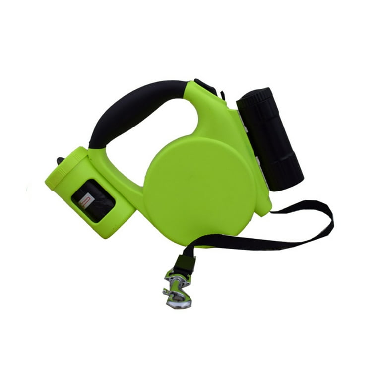 Retractable dog leash sales with poop bags