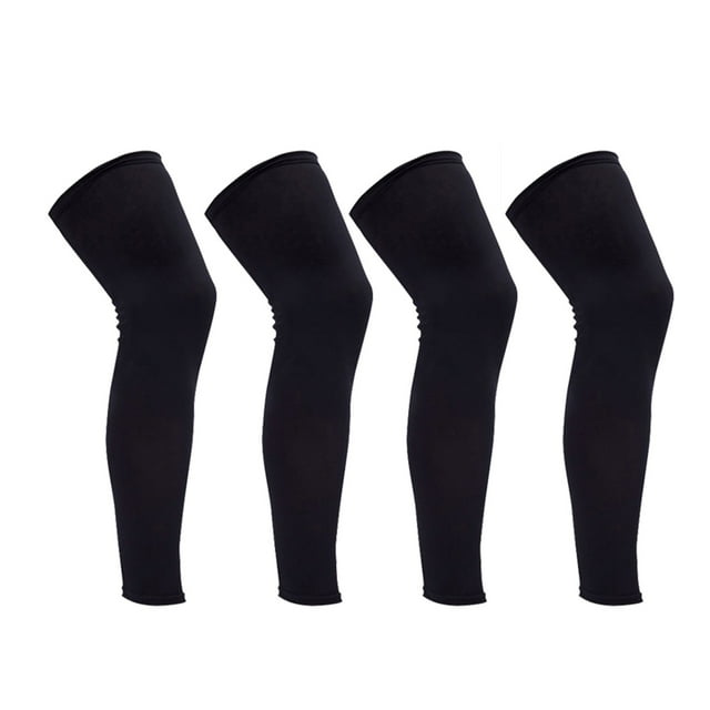 TIELUTT m 4 Pcs Manchon de Jambe Compression Manches Longues Genouillères de Soutien Mollet et Tibia pour Hommes et Femmes pour Planche à Roulettes Planche à Roulettes Coussinets Genouillères Genouillères Patinage Adulte Coussinets de Planche à Roulettes Enfants 5-8
