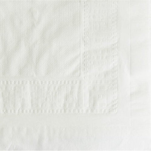 Hoffmaster 63013 Tissue/Poly Tablecovers 54 x 54 54 x 54 White Case of 40