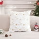 thumbnail image 1 of Funda decorativa de almohada navideña, funda de cojín de poliéster suave con cremallera, cojín reutilizable para Navidad para uso interior y exterior, 18x18 pulgadas, diseño festivo, 1 of 6