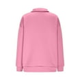 thumbnail image 3 of Womens Oversized Sweatshirts Lapel V Neck Long Sleeve Casual Tops Comfy Fall Fashion Outfits Winter Clothes 2025, 3 of 8