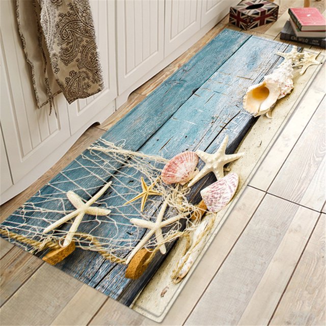 EGNMCR Outdoor Rug Bathroom Rugs Foot Cushions 40X120 CM Carpet Hallway Doormat - Slip Carpet Absorb Water Kitchen Mat floor rug