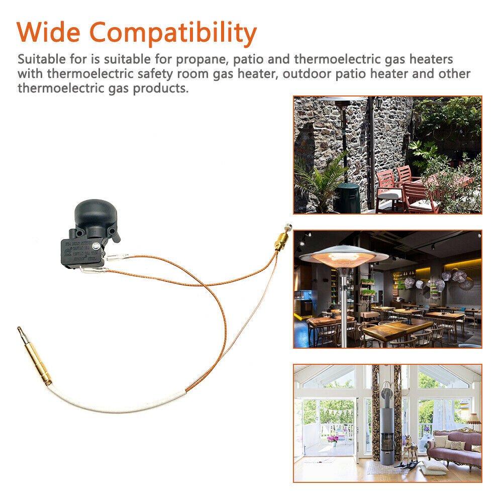 Hongchun Thermocouple and Tilt Switch for Heater - Thermocouple and Dump  Switch for Propane Heater Heater Outdoor Gas Heater, Thermocouple Repair  Kit for Heater | Walmart Canada